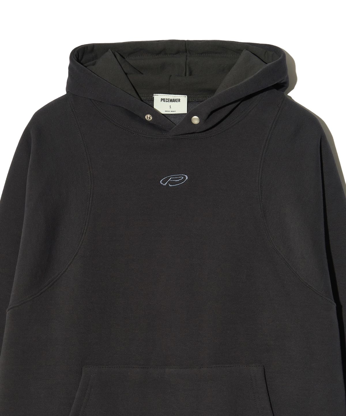피스메이커(PIECE MAKER) EX OV HOODIE (CHARCOAL)