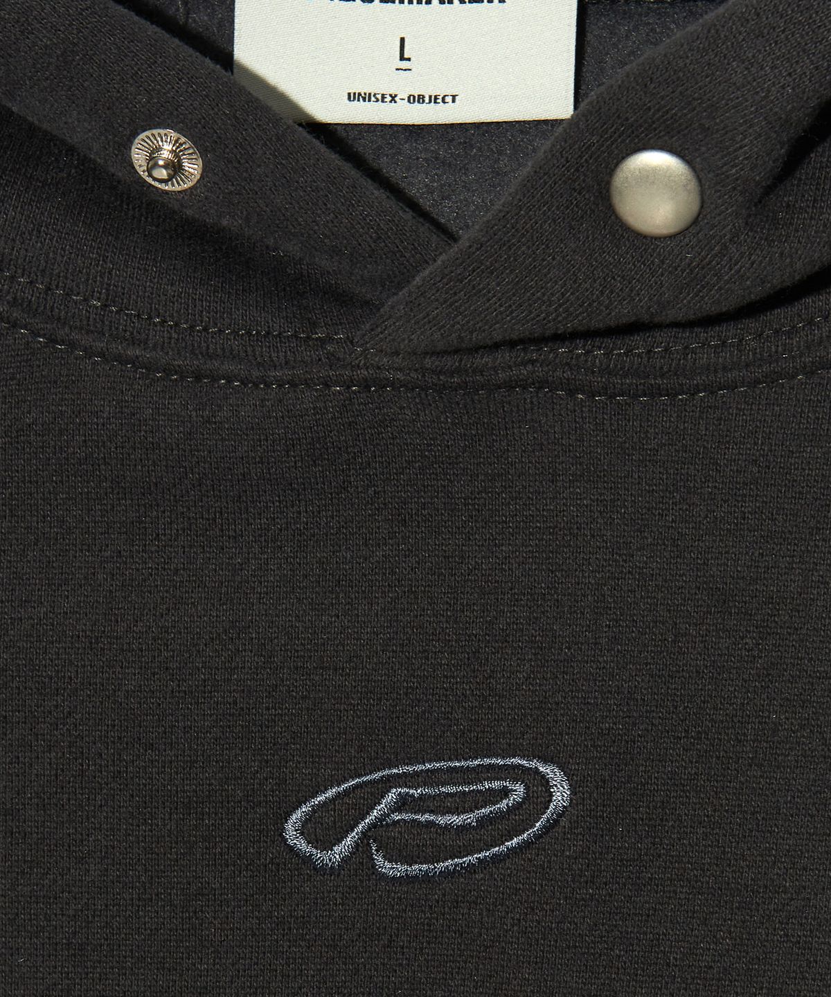 피스메이커(PIECE MAKER) EX OV HOODIE (CHARCOAL)