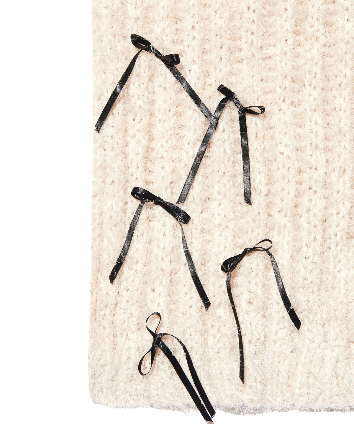 피스메이커(PIECE MAKER) RIBBON KNIT FUR MUFFLER (3COLORS)
