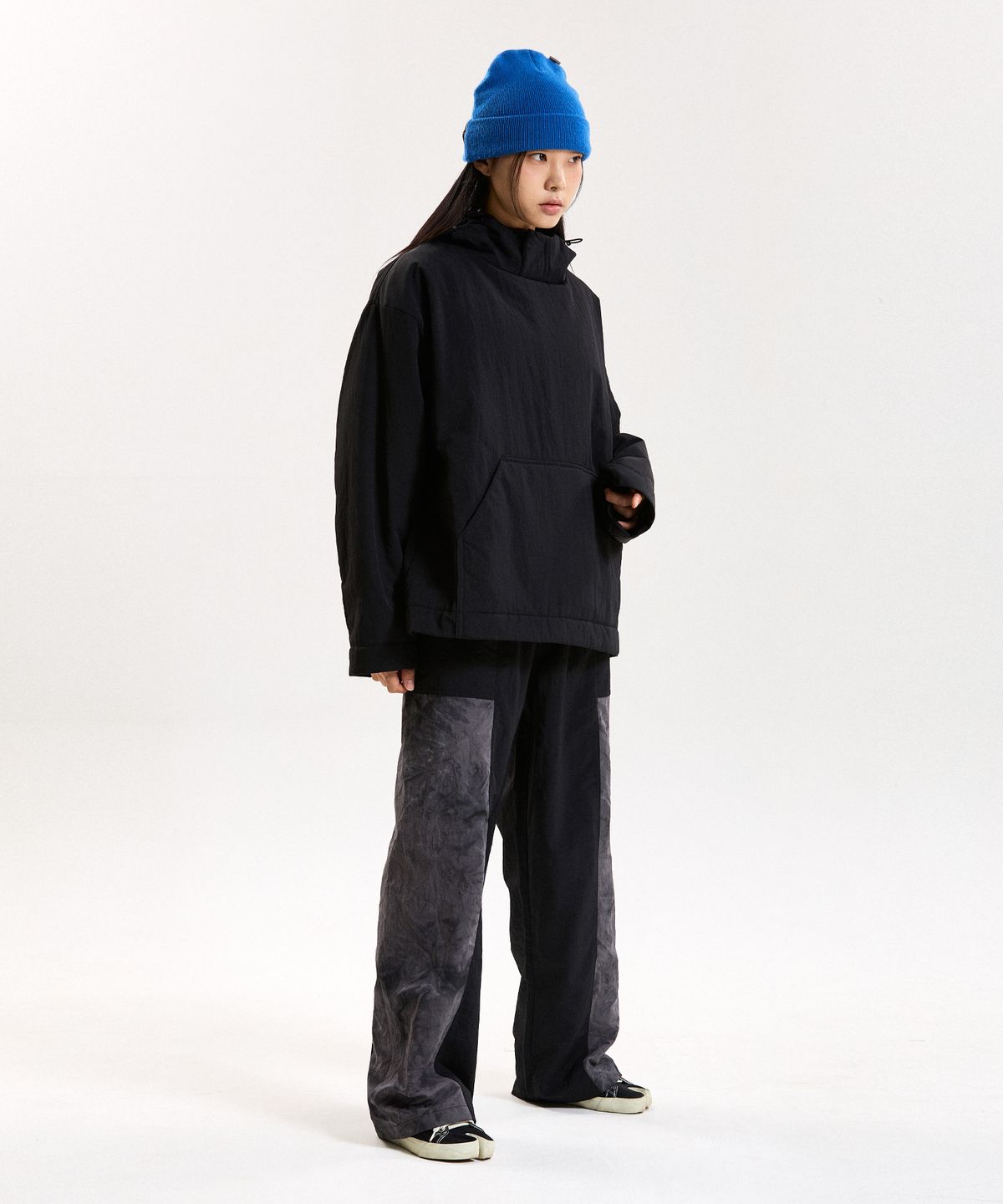 슈브토(SHVTO) Tie dye gray baggy pant