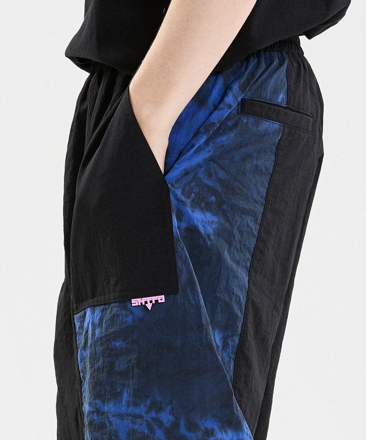 슈브토(SHVTO) Tie dye blue baggy pant