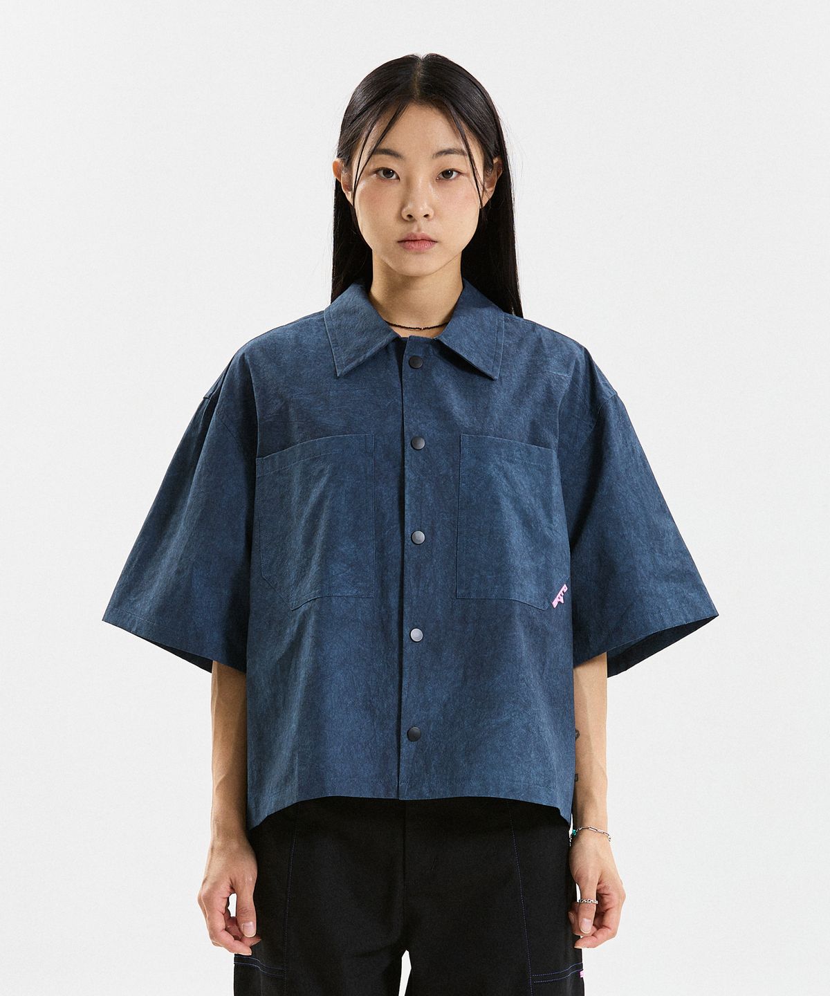 슈브토(SHVTO) Indigo box shirt