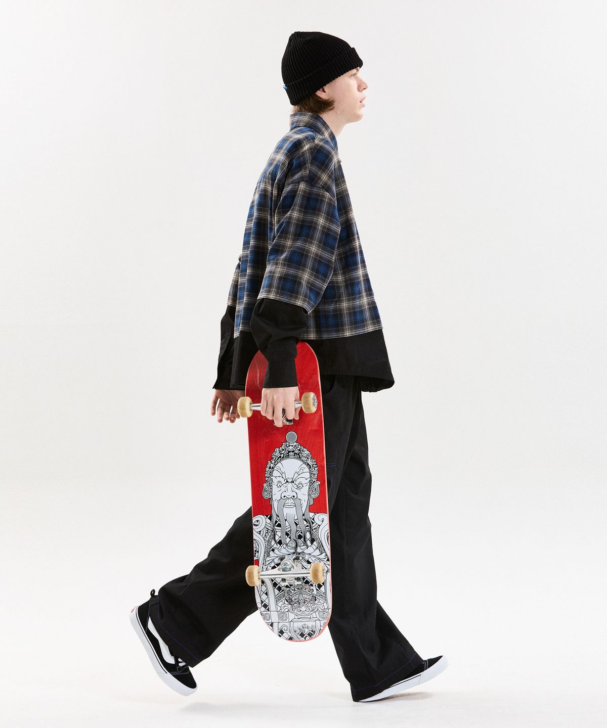 슈브토(SHVTO) Block plaid shirt