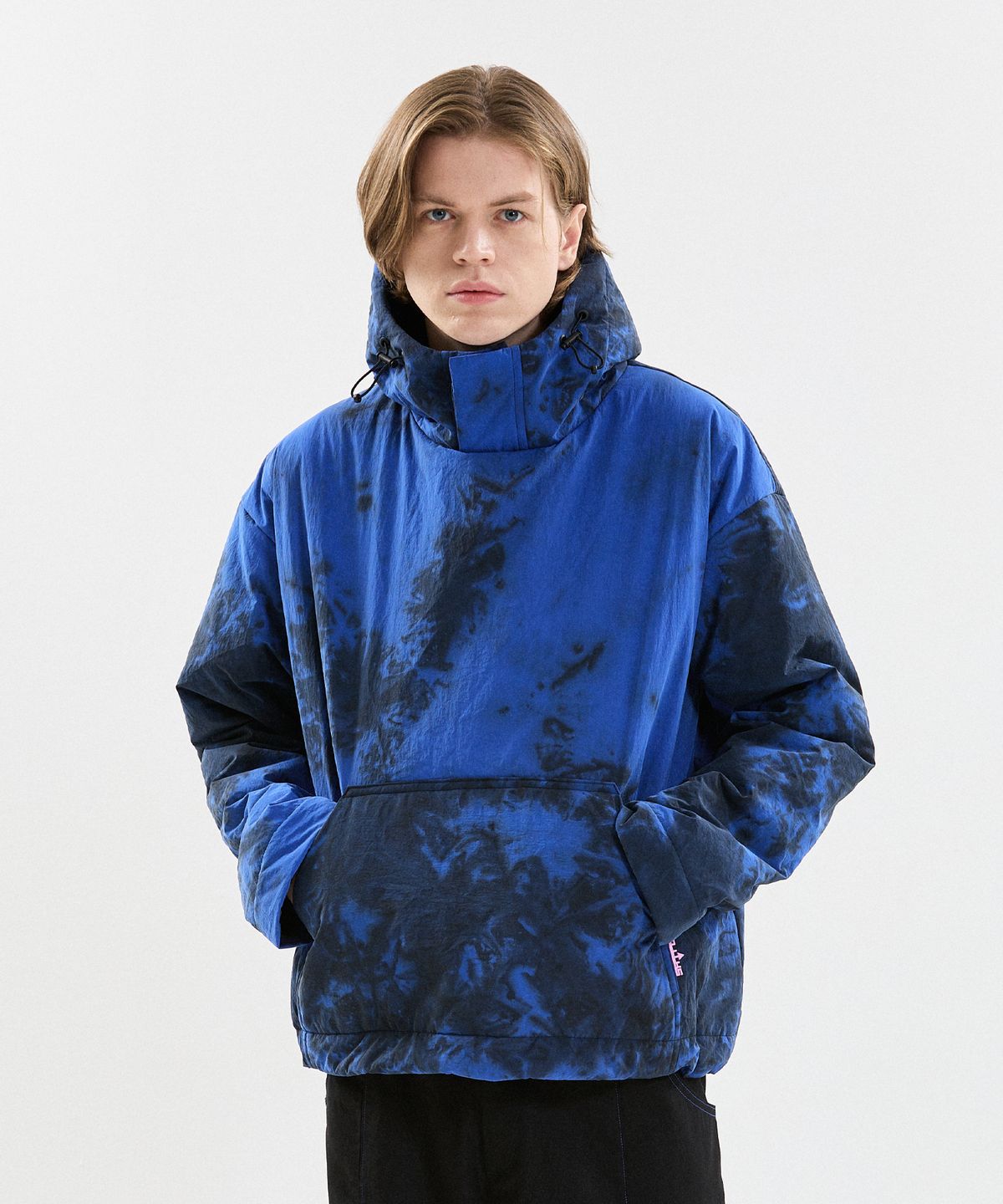 슈브토(SHVTO) Puffer tie dye hoodie