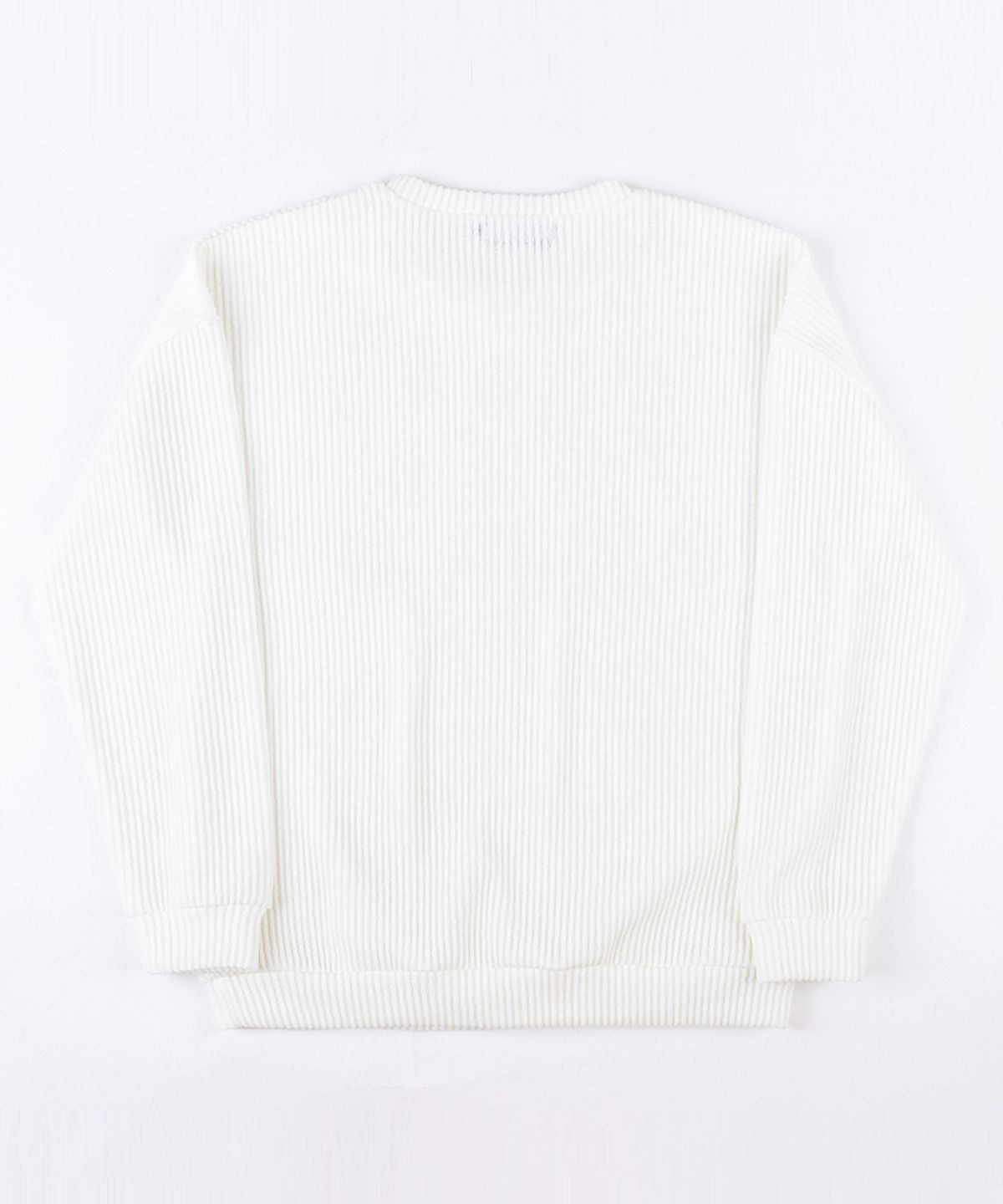 스트라이크(STRIKE) 드롭 숄더 루즈 풀오버 (WHITE)