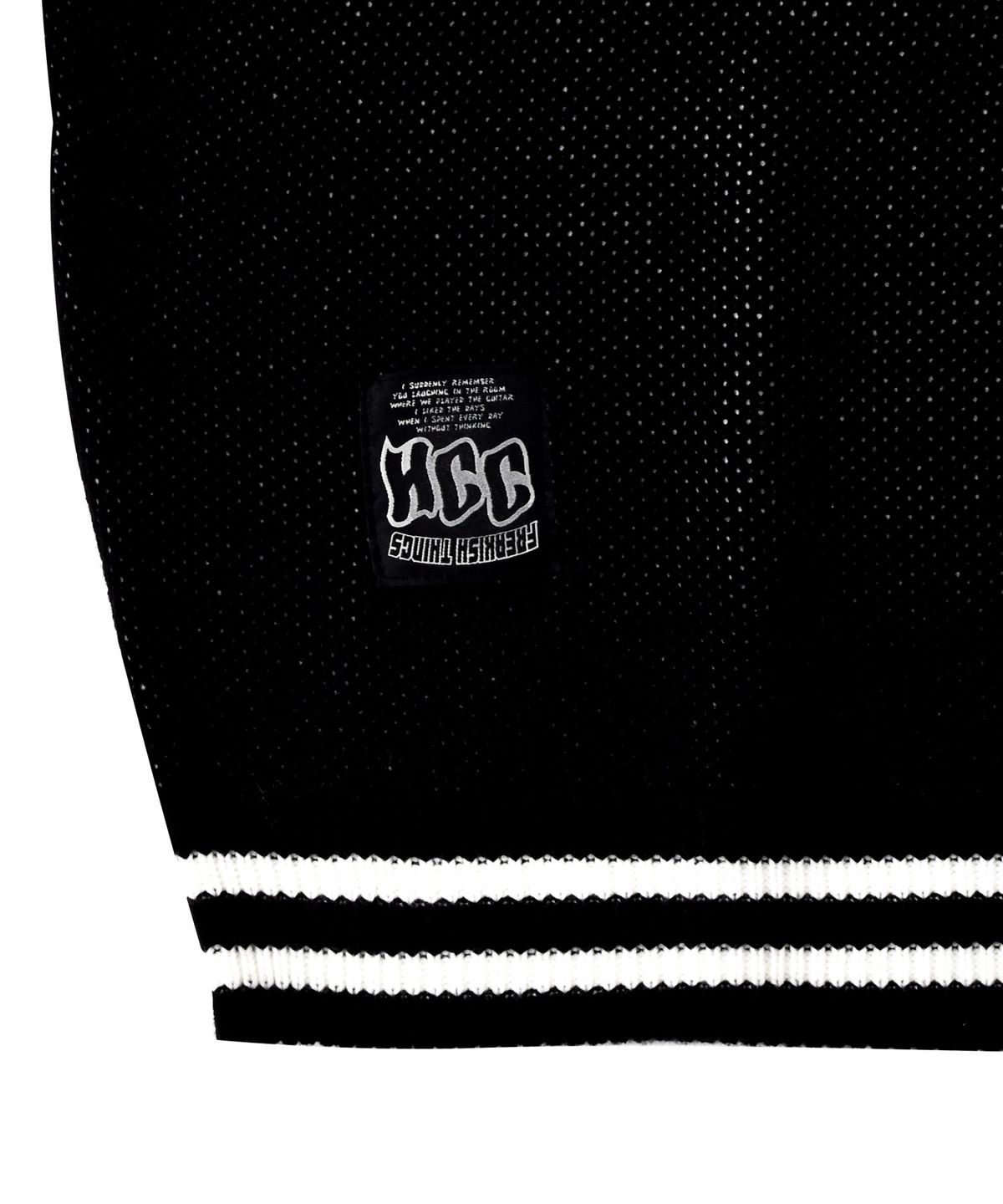 프리키쉬빌딩(FREAKISH BUILDING) SMILING EYES KNIT SWEATER (BLACK)