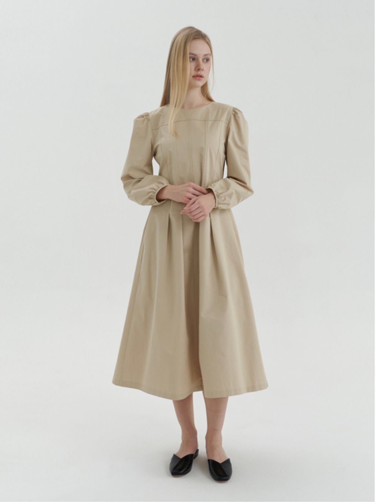 카인더베이비(KINDABABY) beige frenchmood one piece