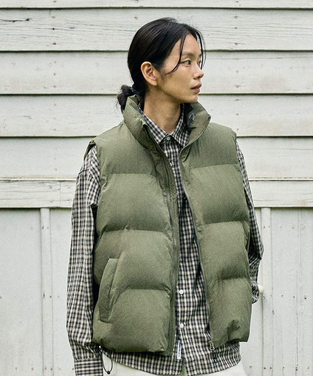 미니멀프로젝트(MINIMALPROJECT) MNMP 하이넥 패딩 베스트 MVT102 / 4COLOR
