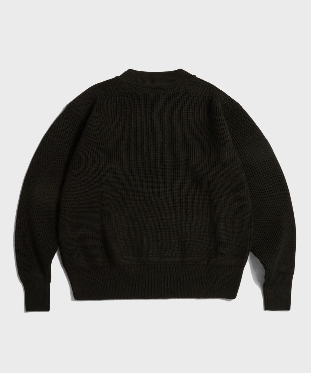 브론슨(BRONSON) US Army High Neck Wool Sweater Black