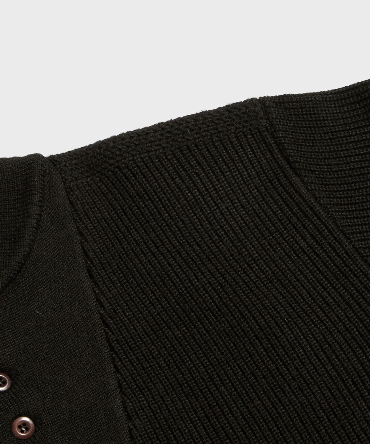브론슨(BRONSON) US Army High Neck Wool Sweater Black