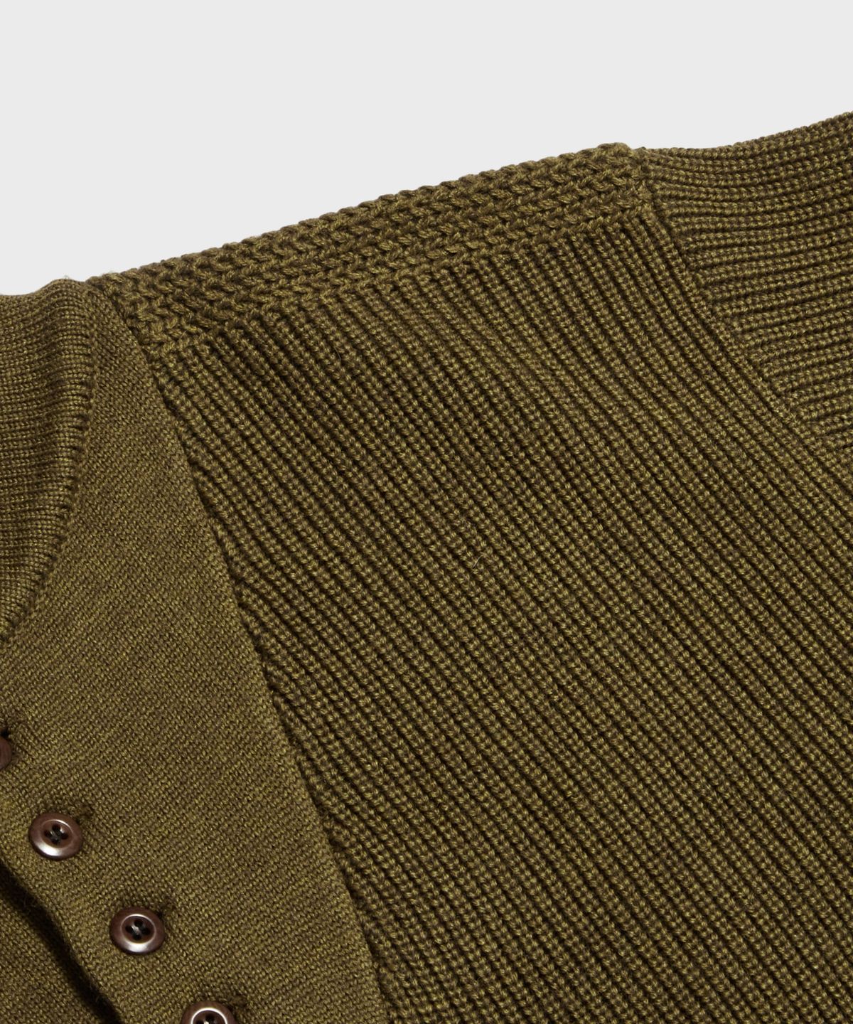 브론슨(BRONSON) US Army High Neck Wool Sweater Olive