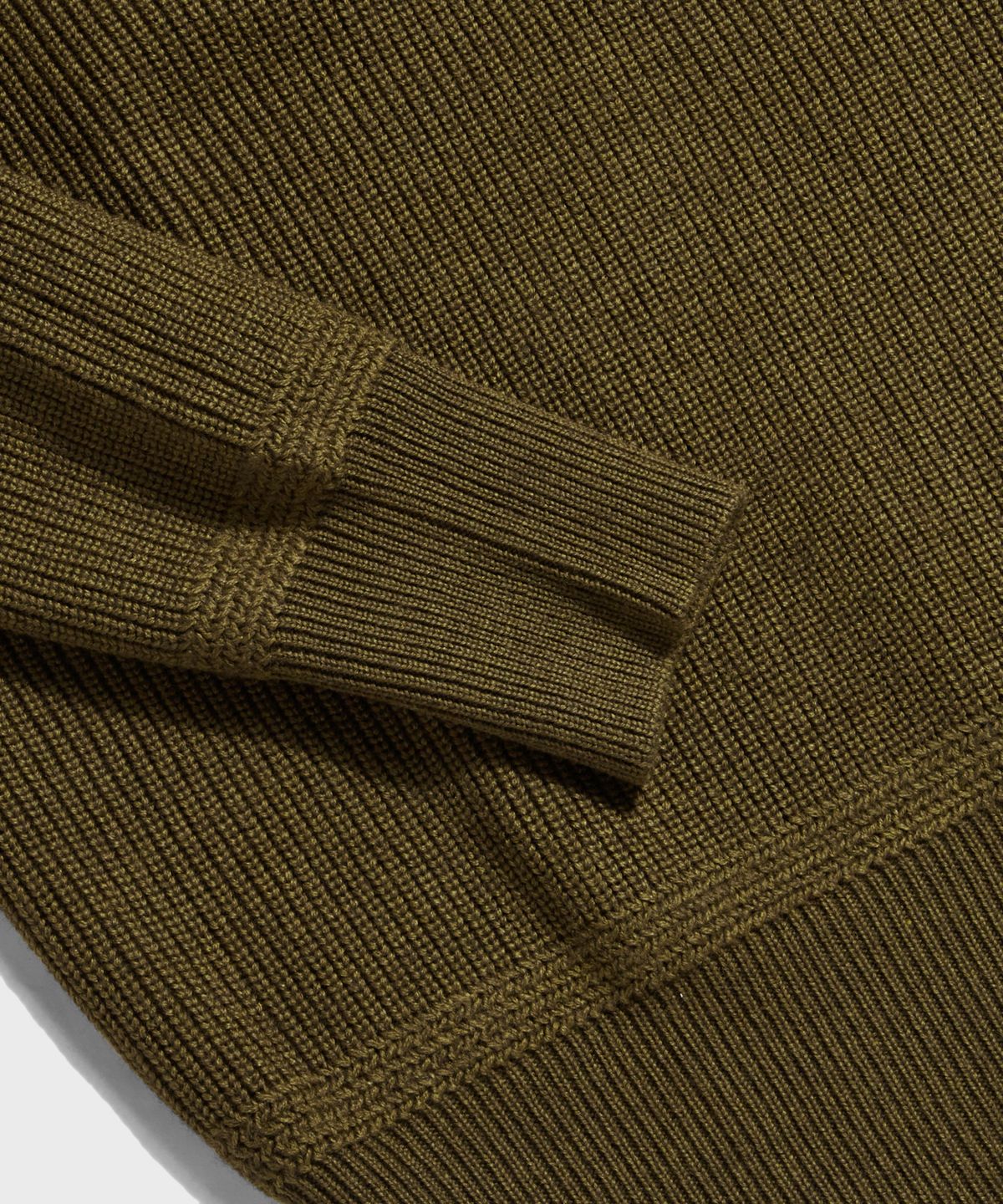 브론슨(BRONSON) US Army High Neck Wool Sweater Olive