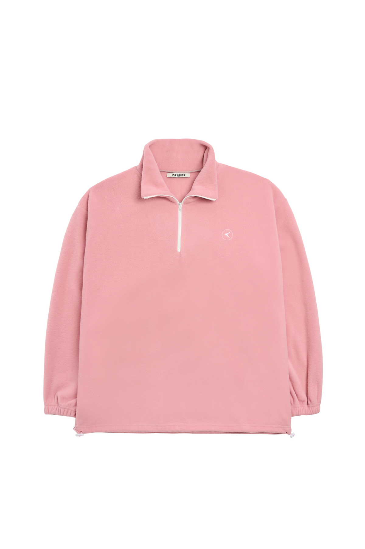 인터레스트(INTEREST) LONG HALF ZIP UP_PINK