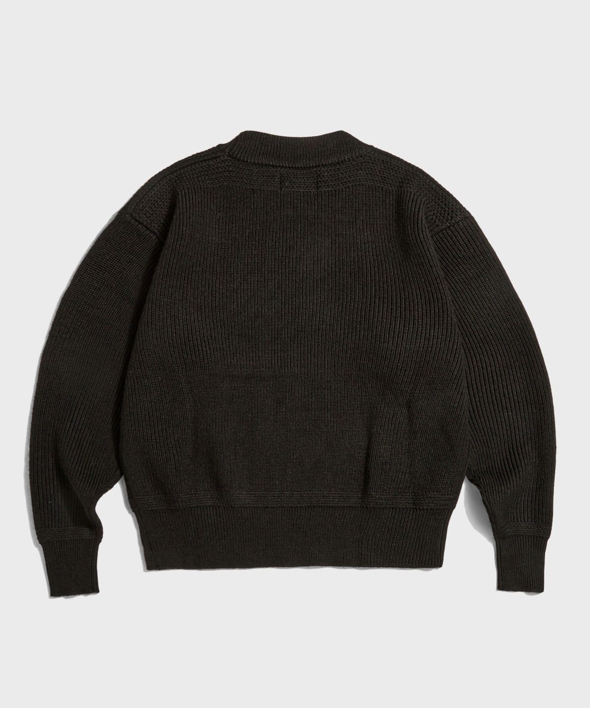 브론슨(BRONSON) Pre-War Model USN Woolen Sweater Black