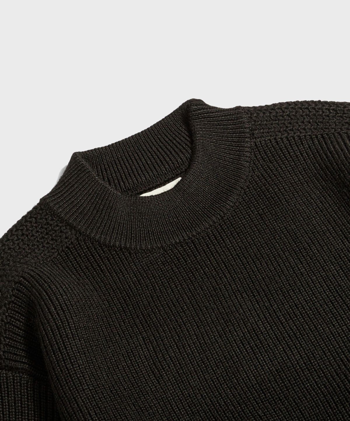브론슨(BRONSON) Pre-War Model USN Woolen Sweater Black