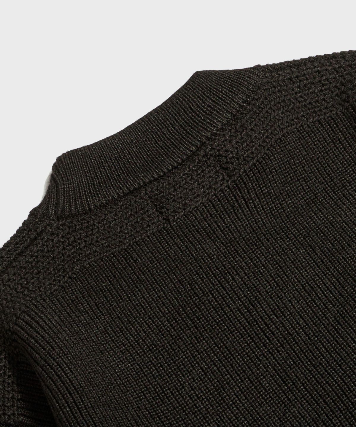 브론슨(BRONSON) Pre-War Model USN Woolen Sweater Black