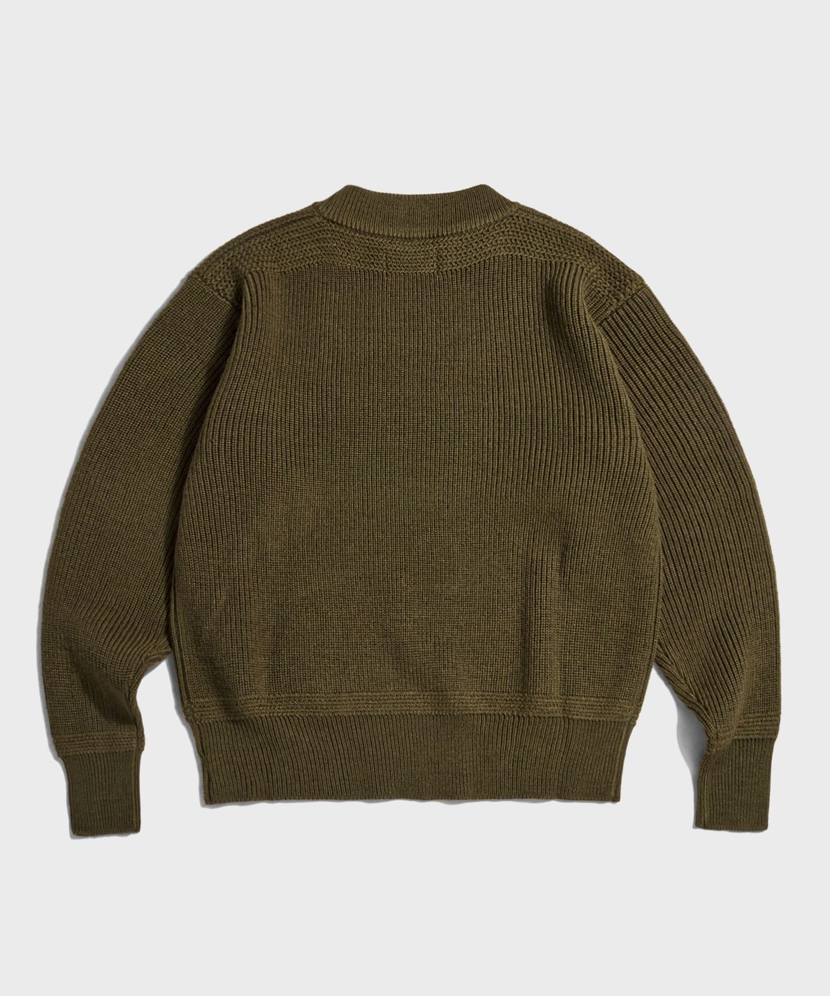 브론슨(BRONSON) Pre-War Model USN Woolen Sweater Olive