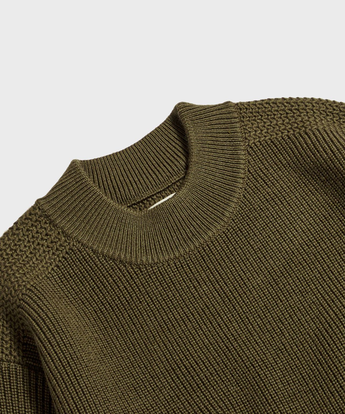 브론슨(BRONSON) Pre-War Model USN Woolen Sweater Olive