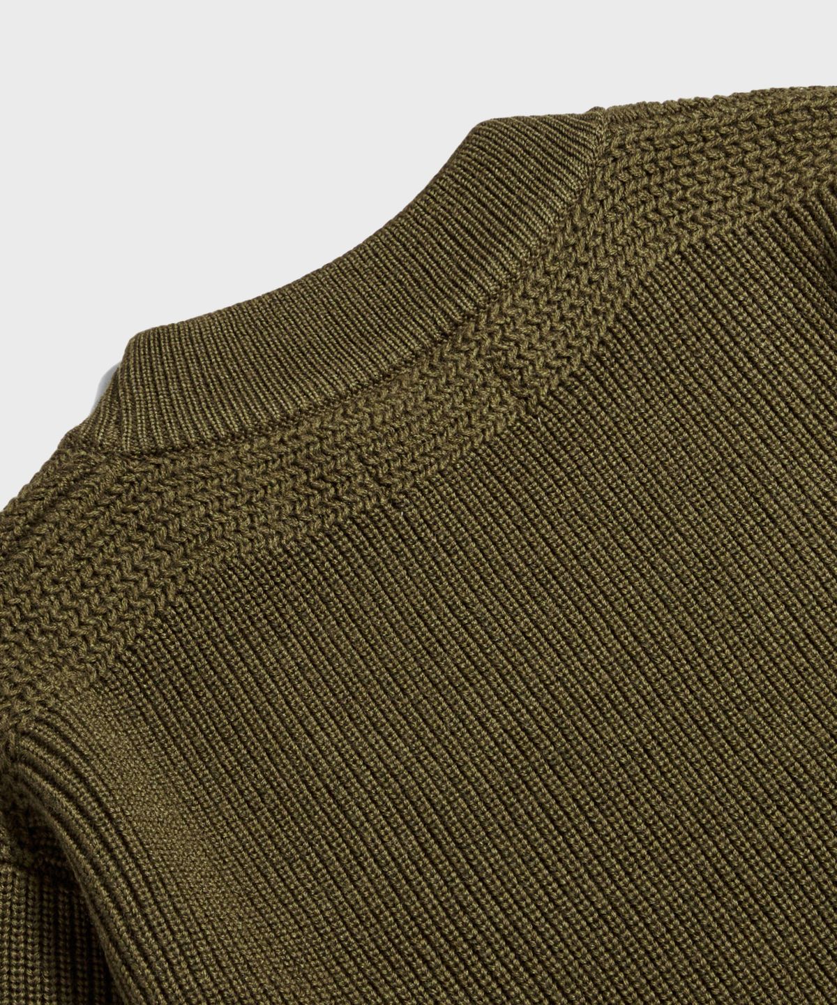 브론슨(BRONSON) Pre-War Model USN Woolen Sweater Olive