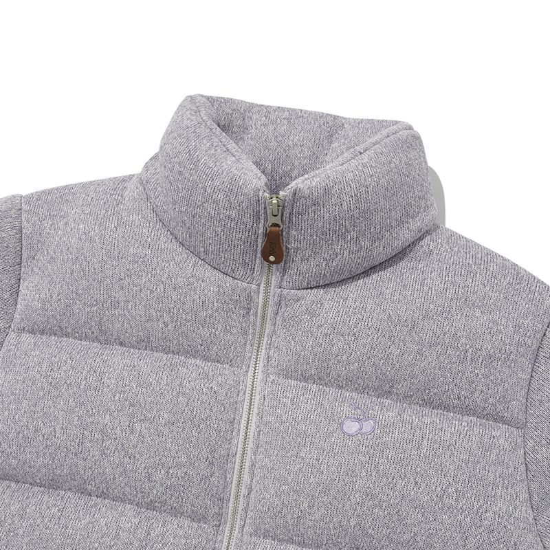 ★2023FW新作★KIRSH★CHERRY KNIT HIGH NECK DOWN MUSINSA | KIRSH Cherry knit high neck down [lavender]
