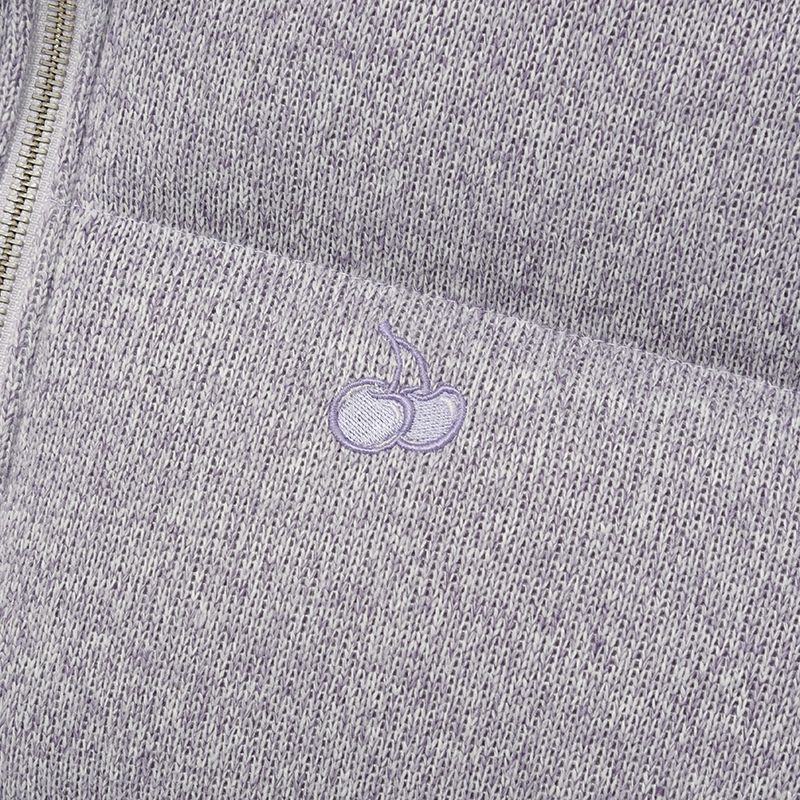 MUSINSA | KIRSH Cherry knit high neck down [lavender]