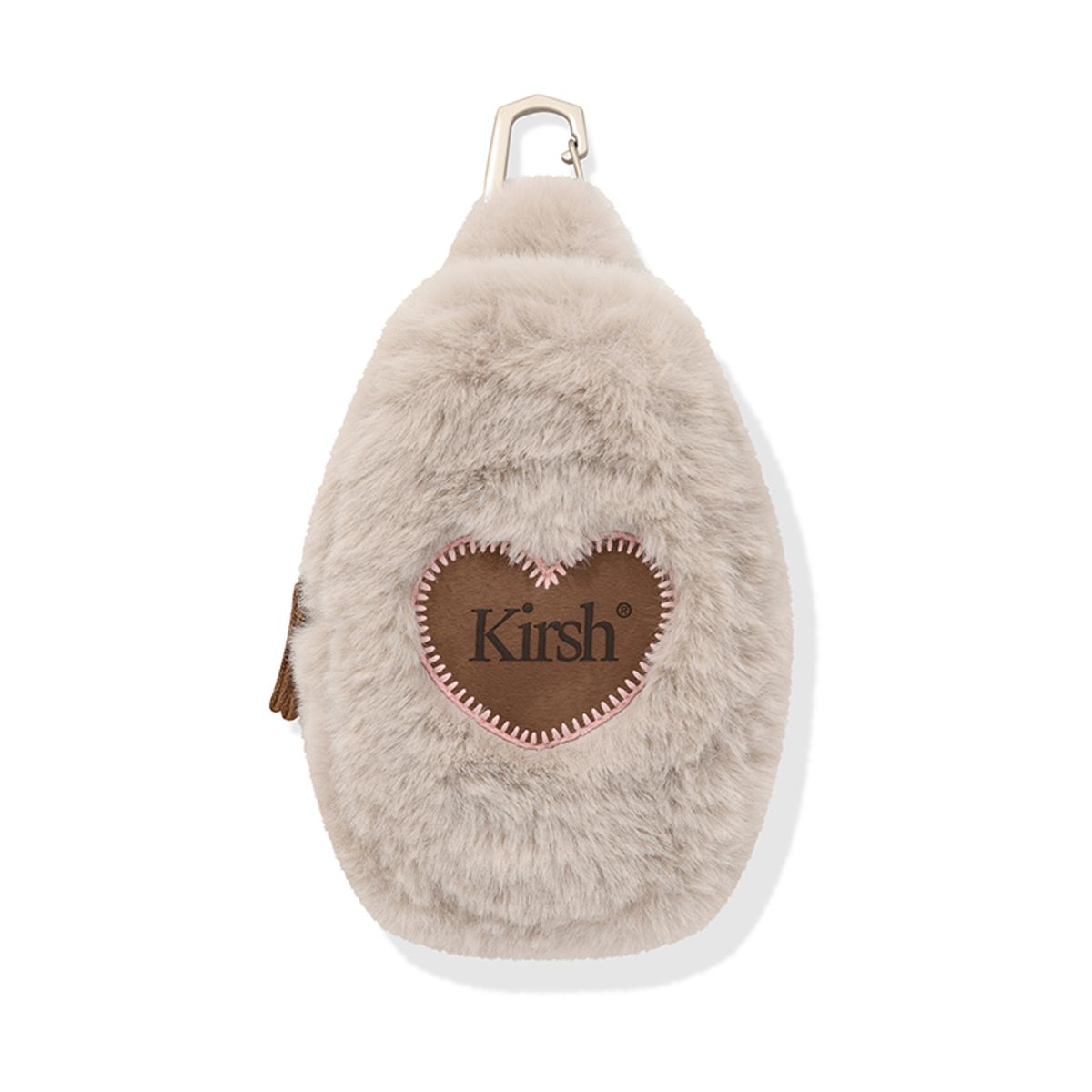 키르시(KIRSH) 카라비너 퍼 미니 백 [블랙/화이트]