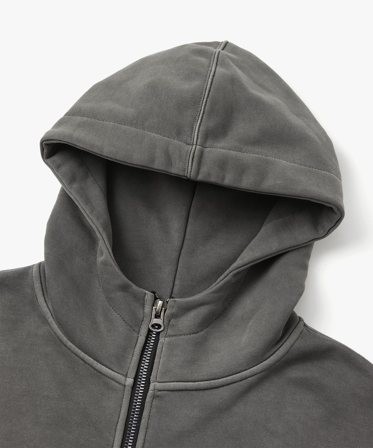 더블유엠씨(WMC) 피그먼트 후드집업_CHARCOAL GREY
