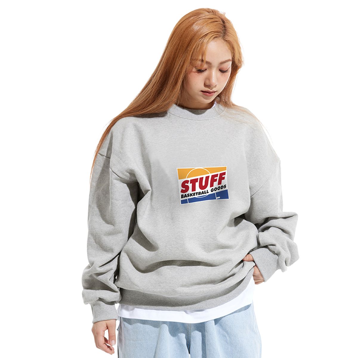 스터프(STUFF) 코트 굿즈 맨투맨