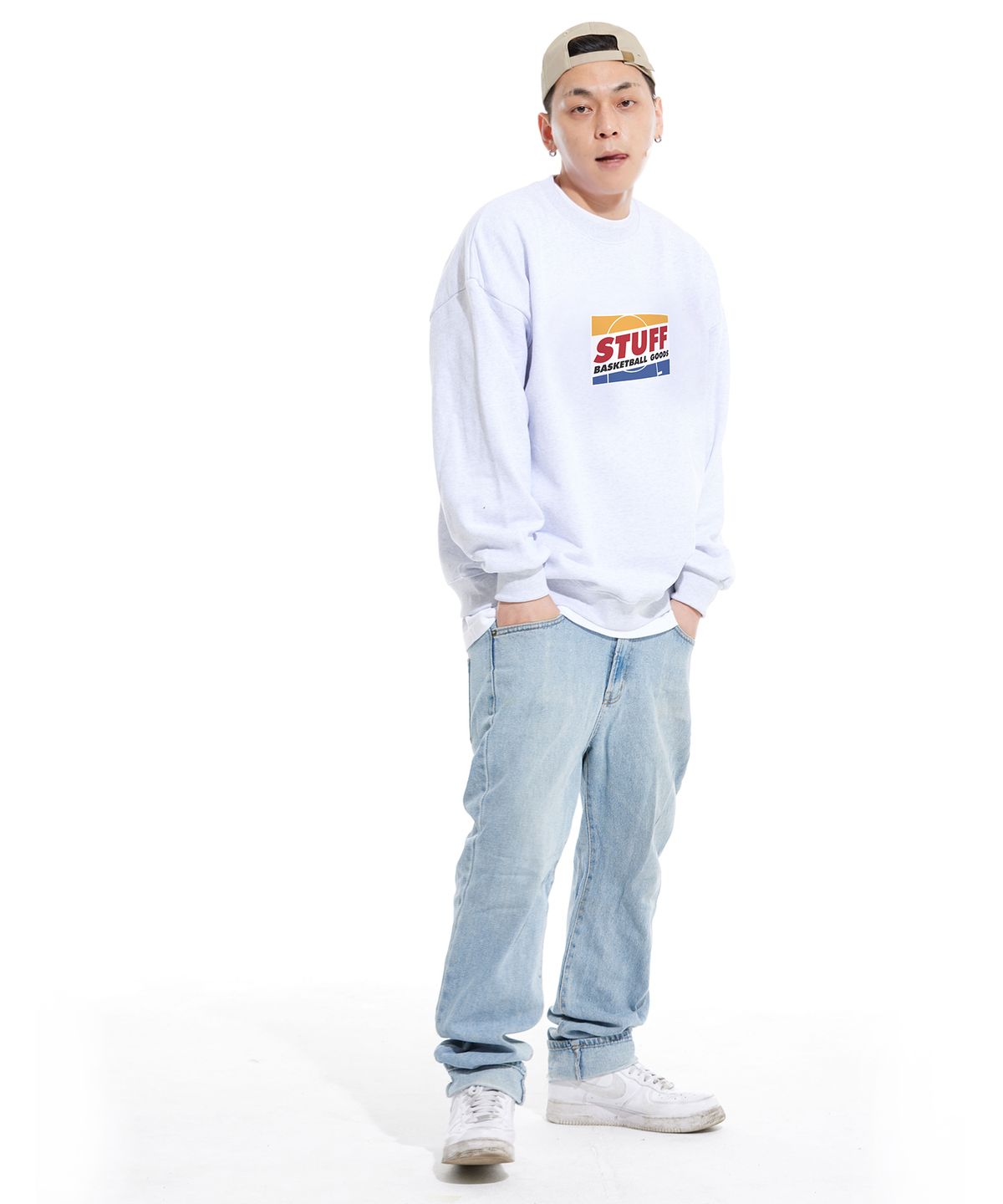 스터프(STUFF) 코트 굿즈 맨투맨