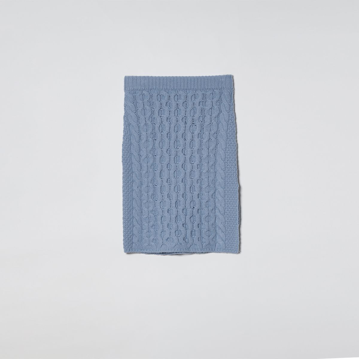 솔티페블(SALTY PEBBLE) FISHER SLIT SKIRT [BLUE]