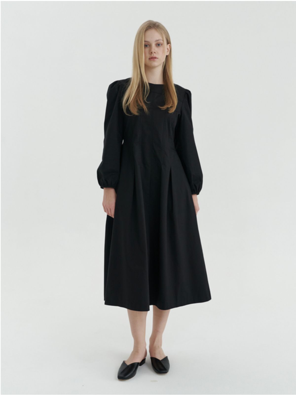 카인더베이비(KINDABABY) black frenchmood one piece (long sleeve ver.)