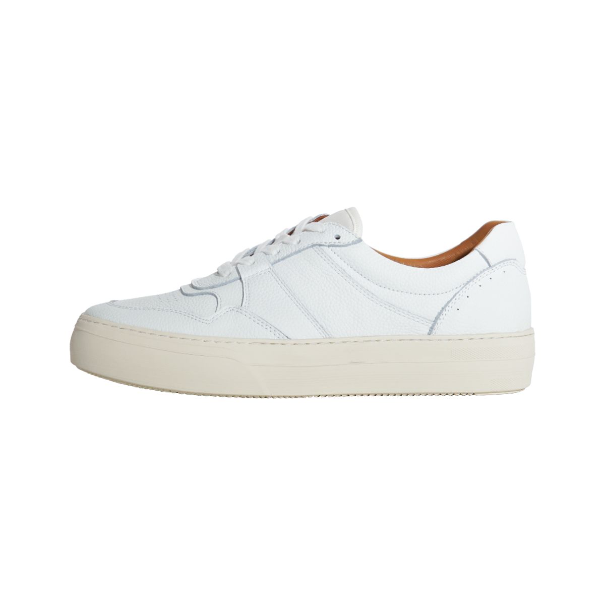 길프(GUILF) Chester Retro Sneakers in Kipskin White