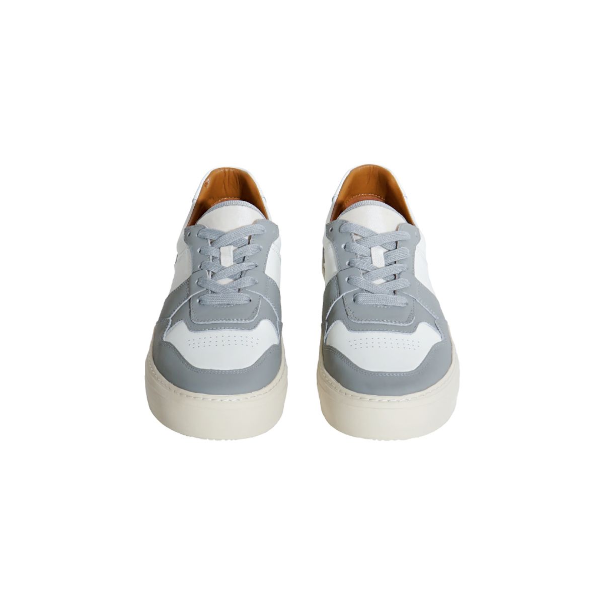 길프(GUILF) Chester Retro Sneakers in Kipskin Wolf Grey