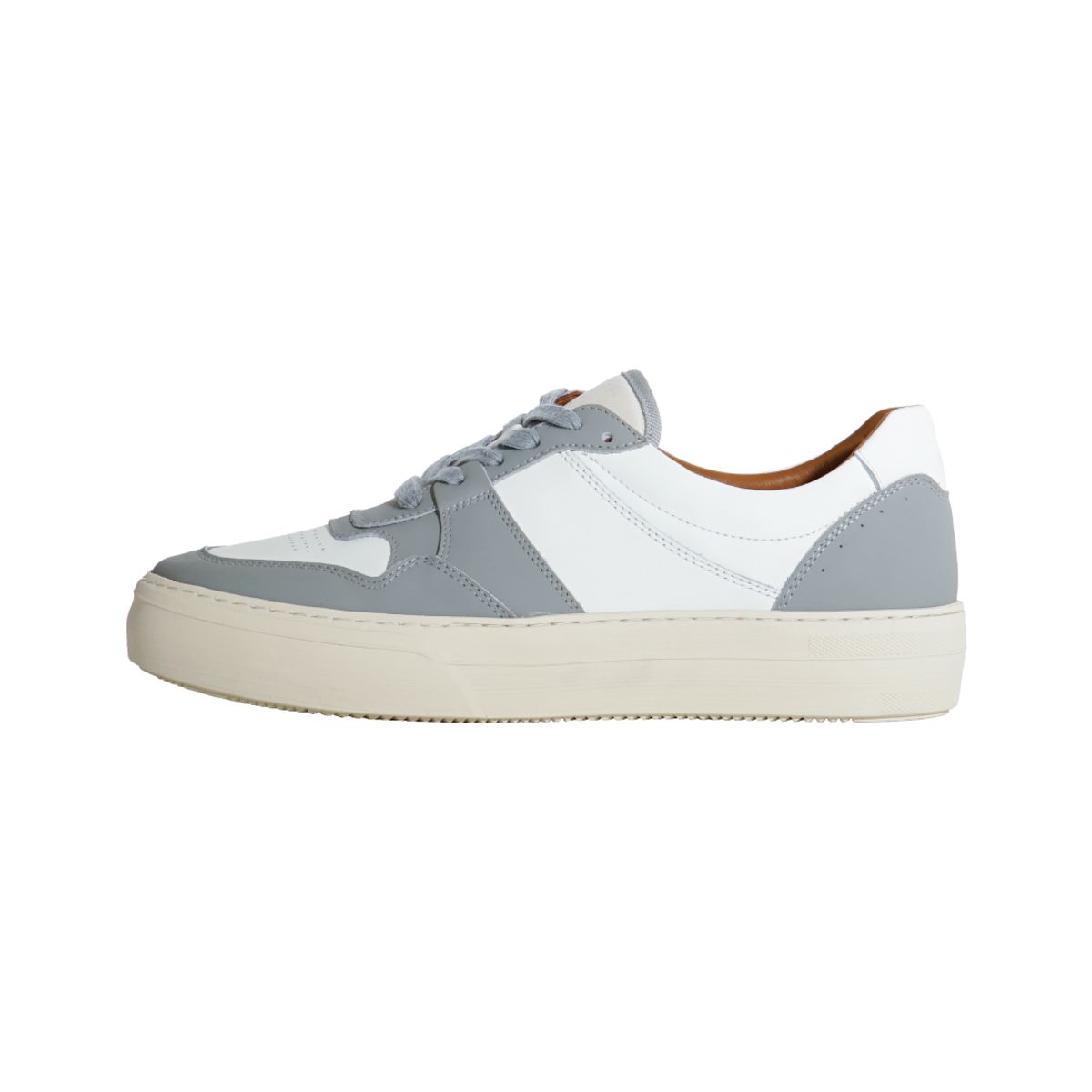 길프(GUILF) Chester Retro Sneakers in Kipskin Wolf Grey