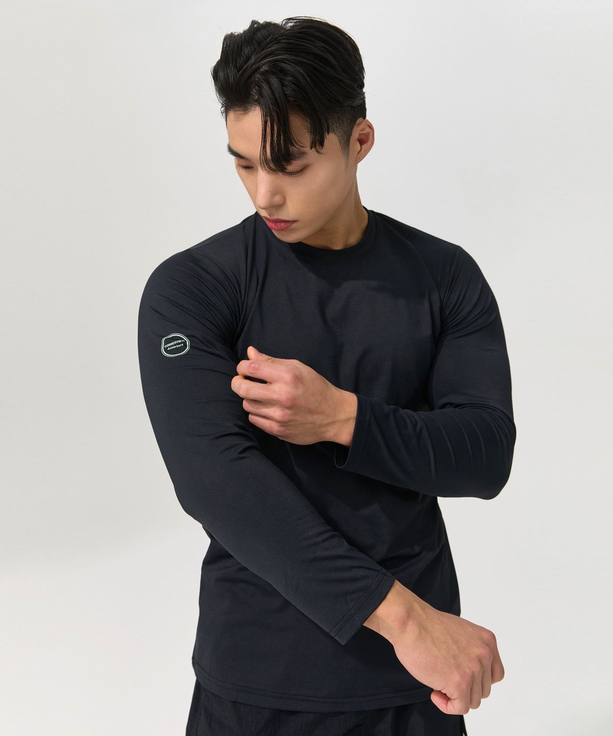 블랙몬스터핏(BLACK MONSTER FIT) 기능성 테크핏 롱슬리브 티셔츠 (4color) / BM210704