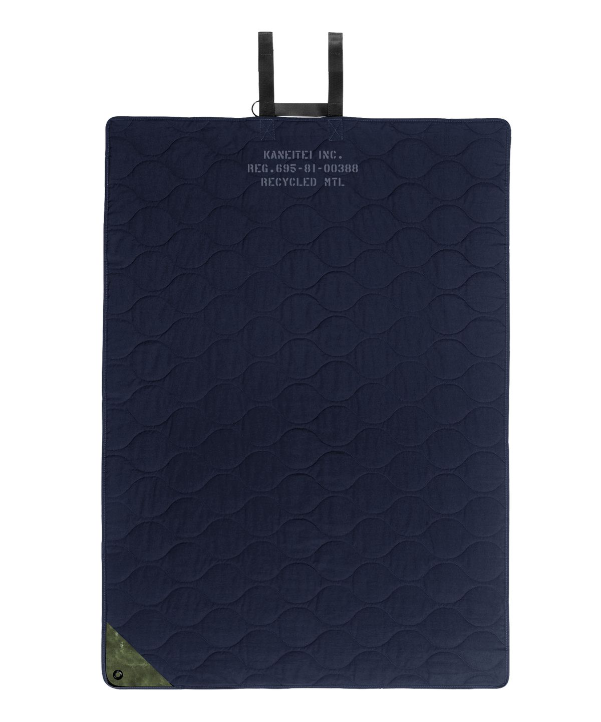 카네이테이(KANEITEI) ROLL & CARRY PICNIC MAT (NAVY) / RECYCLED