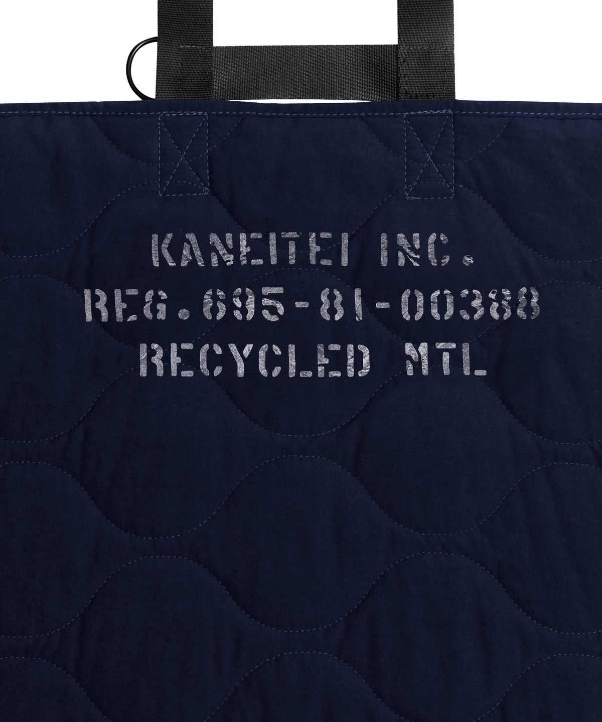 카네이테이(KANEITEI) ROLL & CARRY PICNIC MAT (NAVY) / RECYCLED