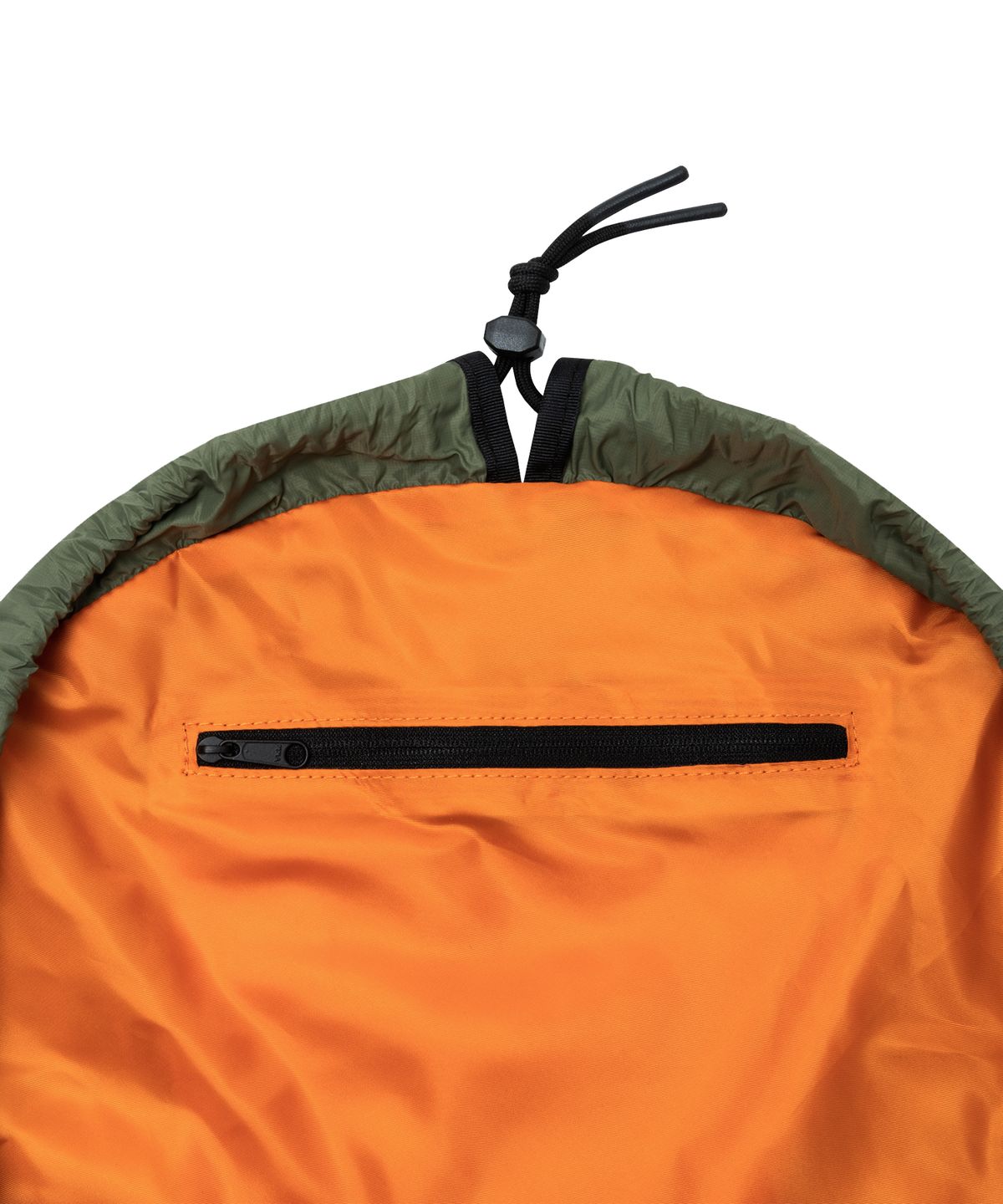 카네이테이(KANEITEI) DUMPLING QUILTING STORAGE CROSS BAG (OLIVE DRAB) / RECYCLED