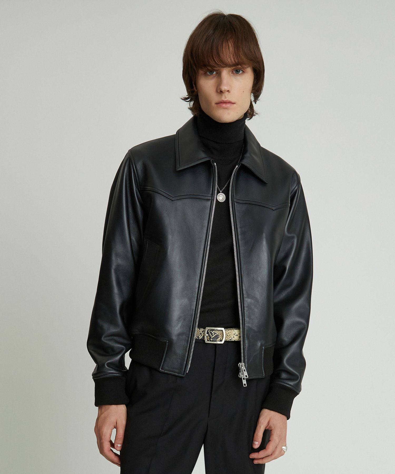 再入荷】LA MOND. ラモンド STAND NECK WIDE BLOUSON スタンド