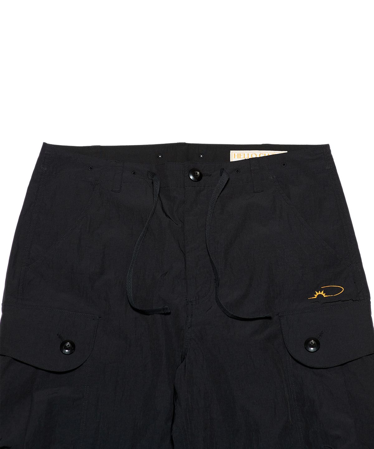 헬로 선라이즈(HELLO SUNRISE) HS x CIATRE Parachute Cargo Pants_Black