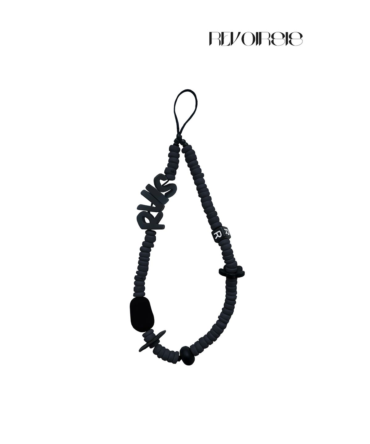 르브아시스(REVOIRSIS) nature beads phone strap navy