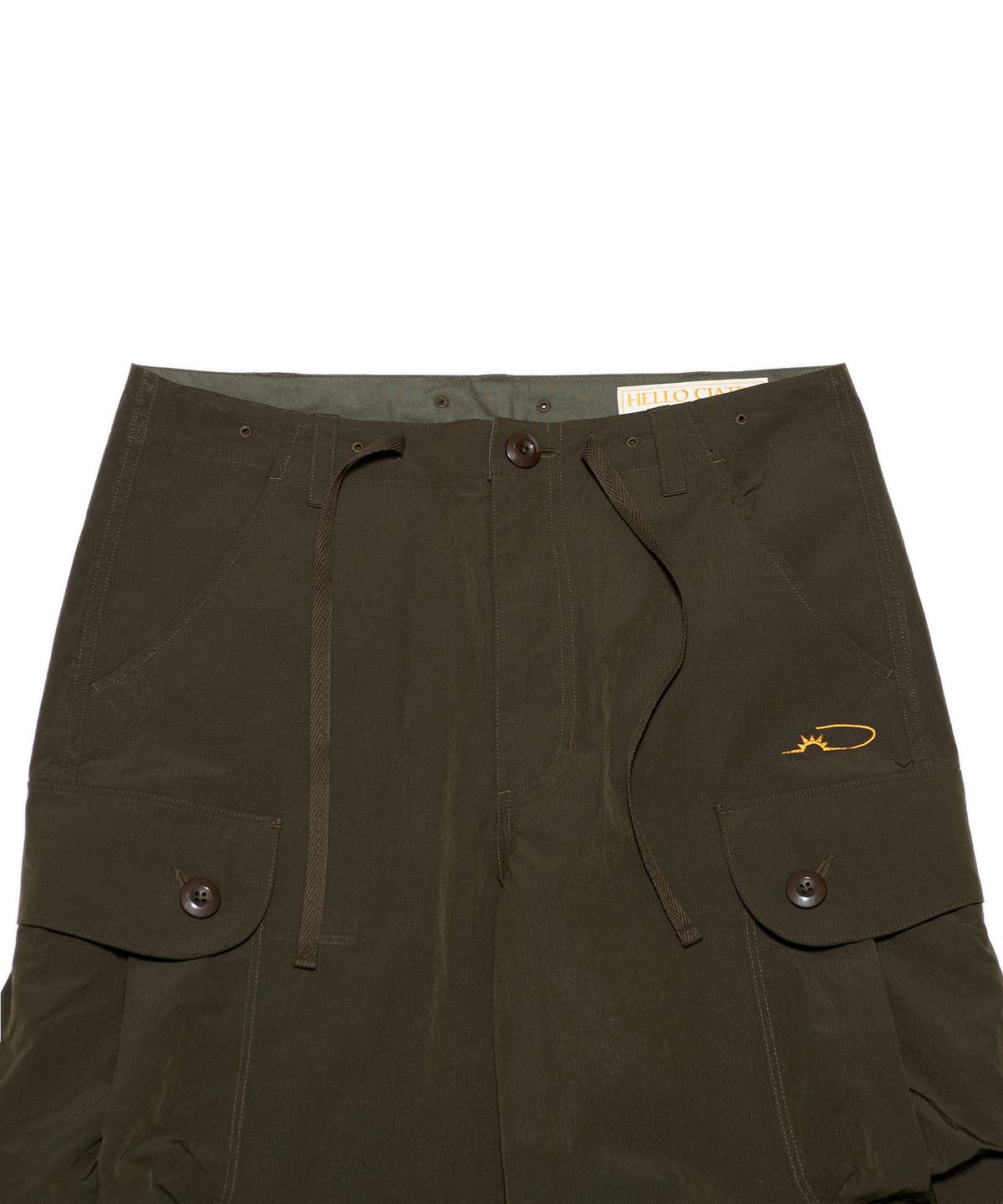 헬로 선라이즈(HELLO SUNRISE) HS x CIATRE Parachute Cargo Pants_Brown