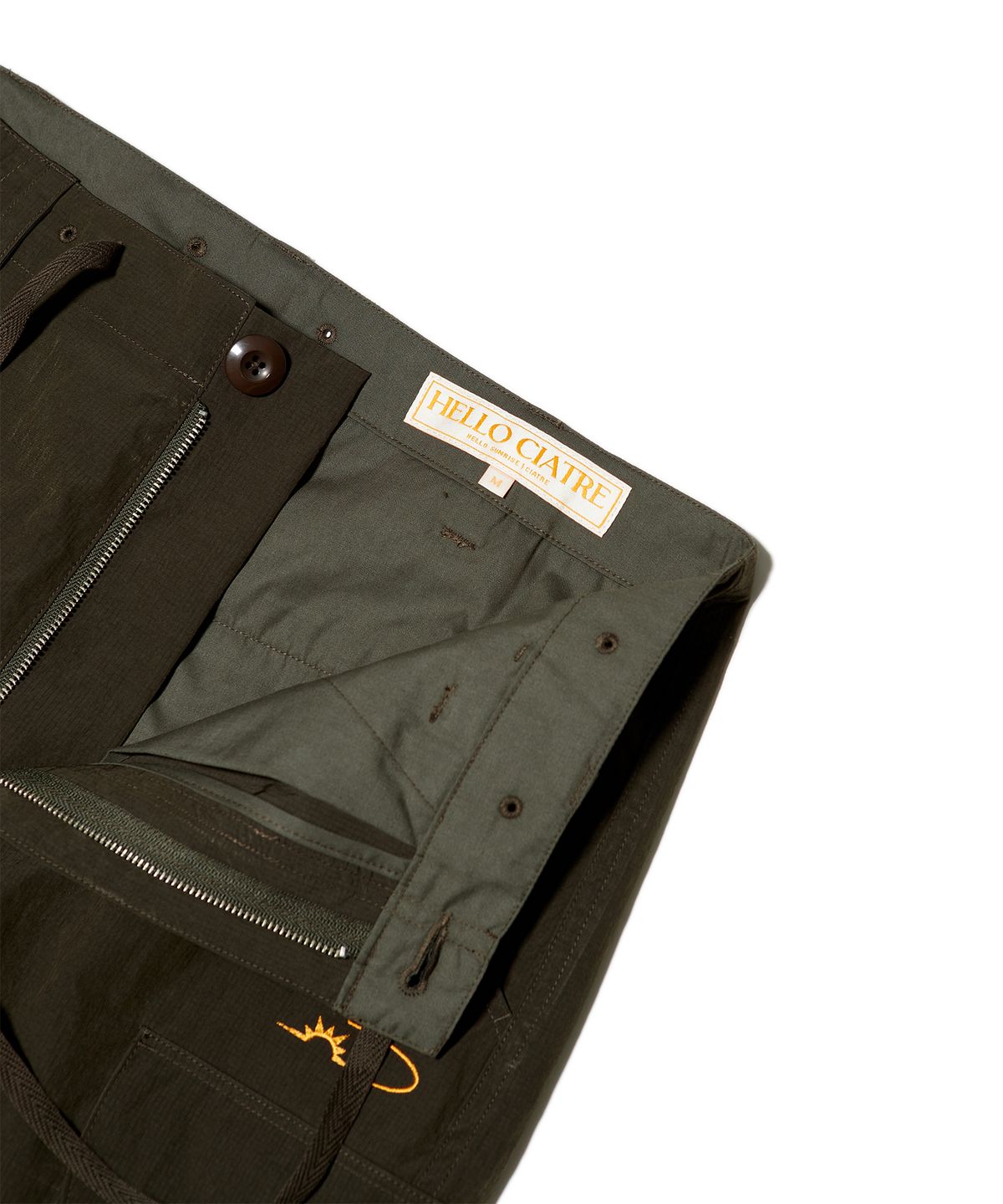헬로 선라이즈(HELLO SUNRISE) HS x CIATRE Parachute Cargo Pants_Brown