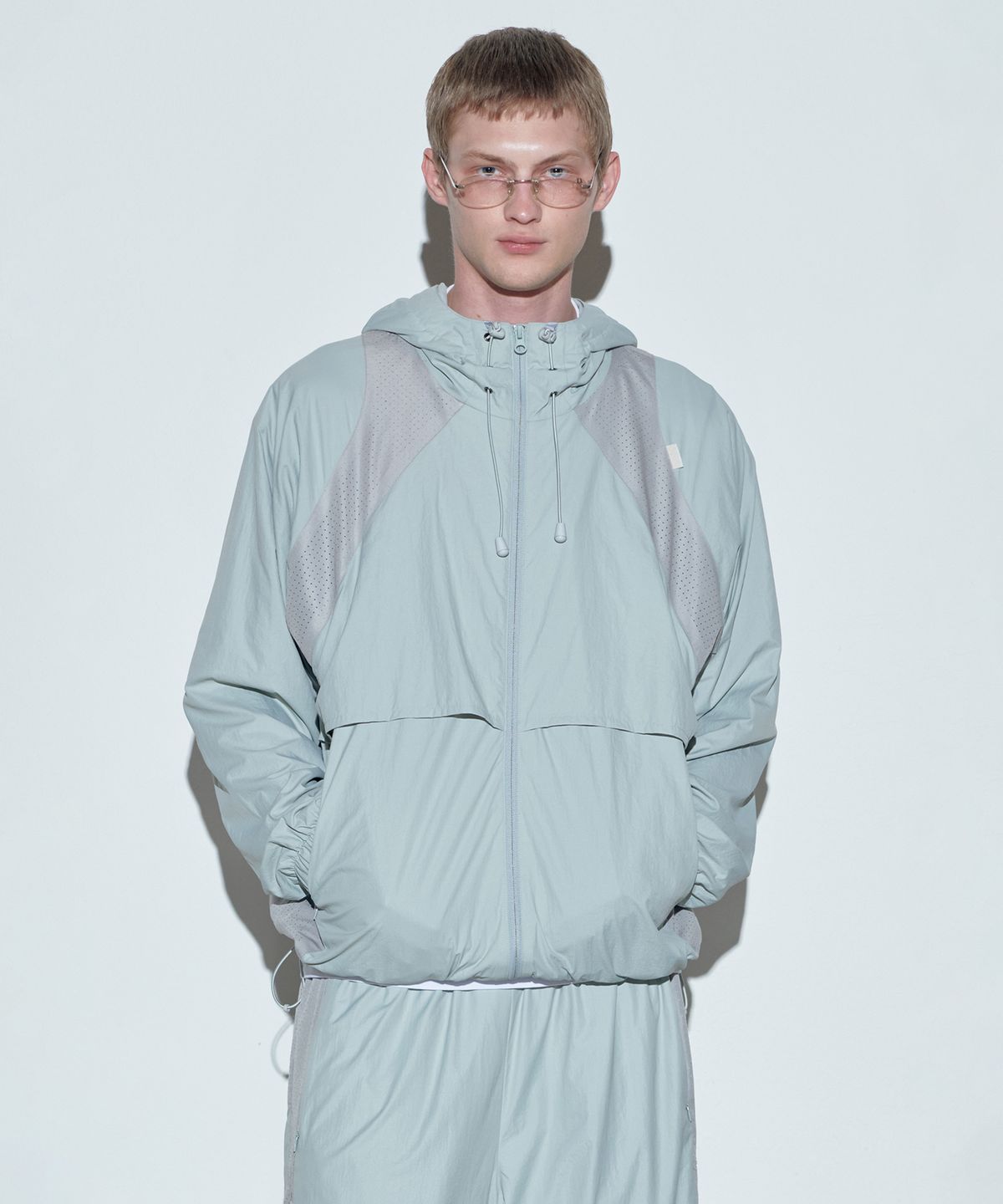 스컬프터(SCULPTOR) Paneled Wind Jacket Sage