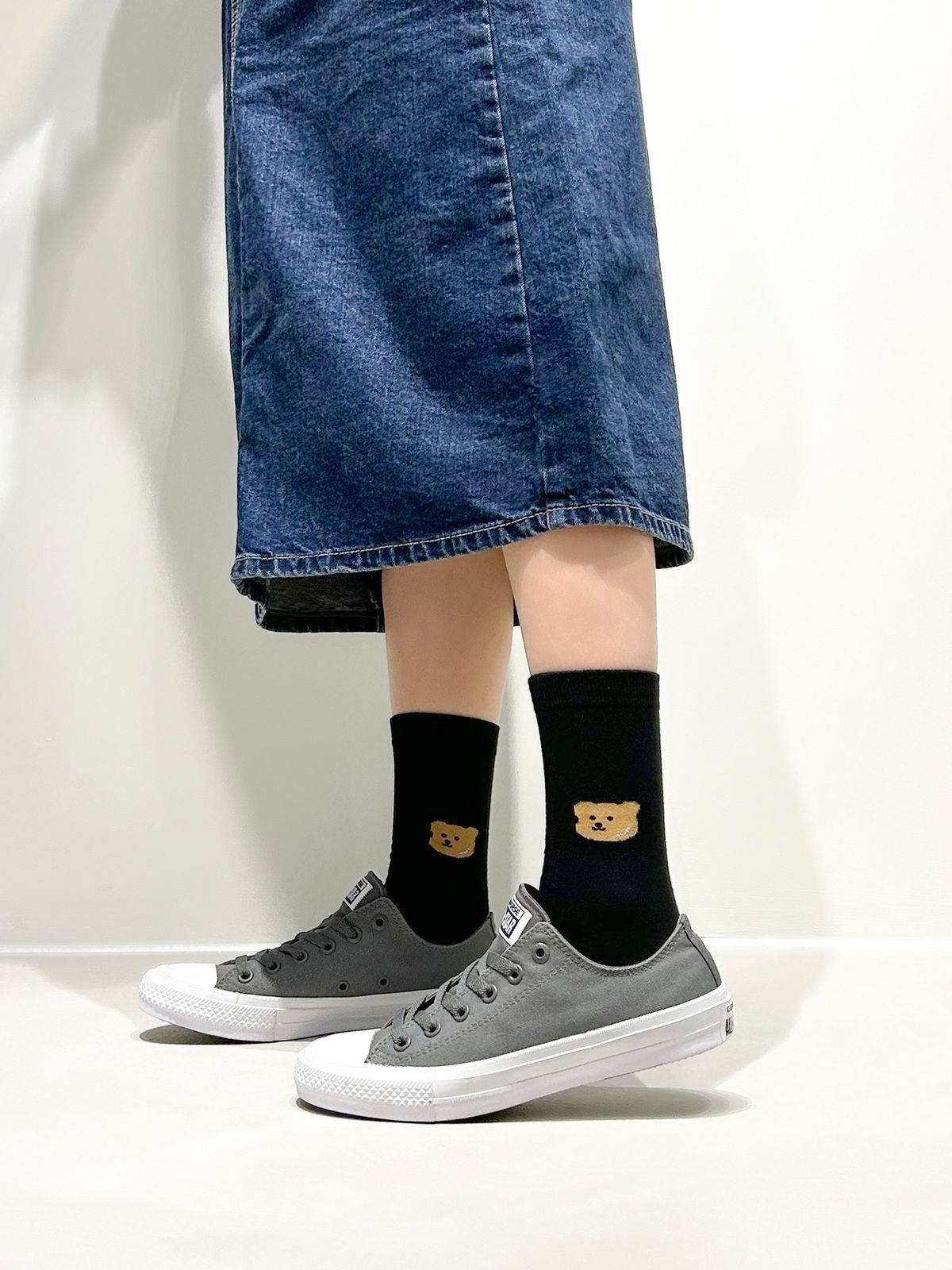 옐로우삭스(YELLOWSOCKS) [옐로우삭스 X 버터블라썸] 블랙