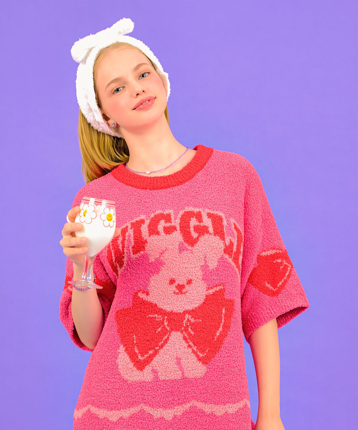 wiggle wiggle パジャマ ワンピース Dreaming Wiggle Bear Wiggle Wiggle - Dreaming Wiggle Bear One Piece Pajamas – Harumio