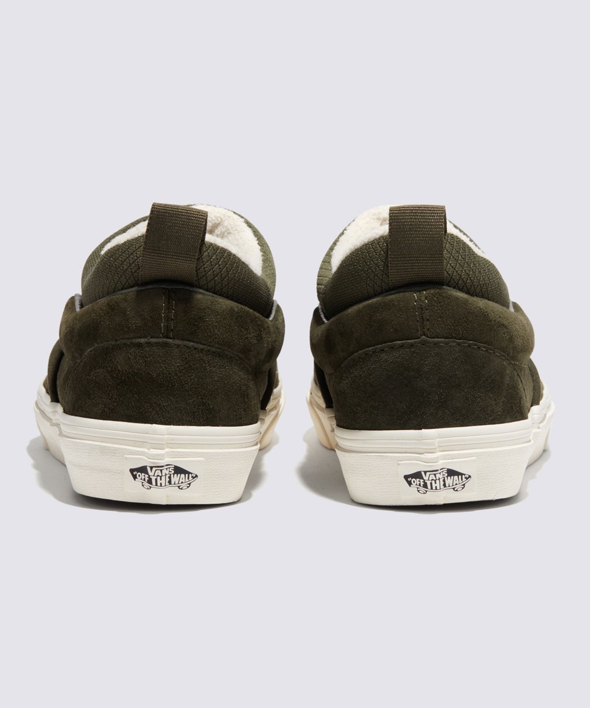 반스(VANS) 슬립온 미드 - (코지) 니트 올리브