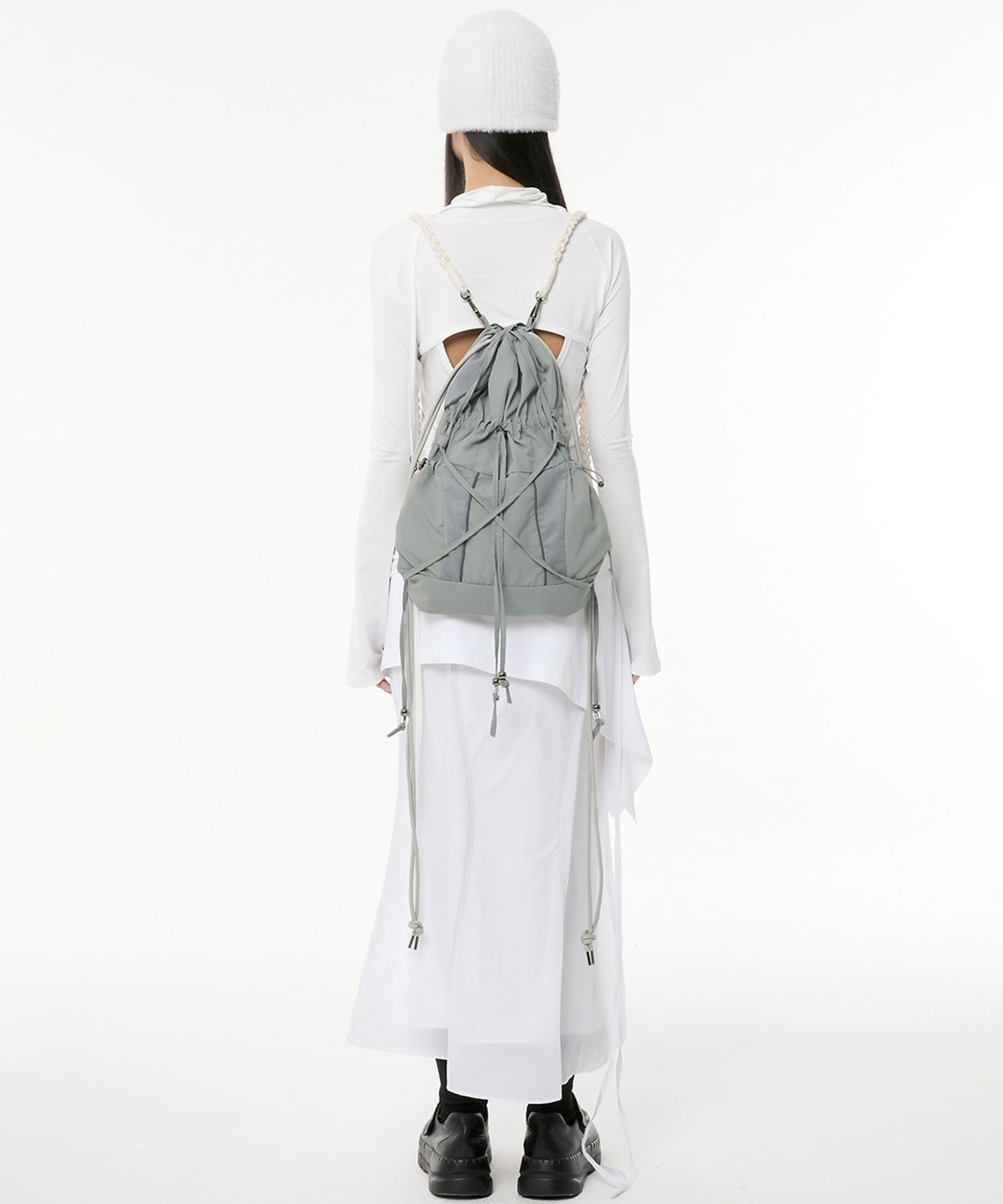 플레어업(FLAREUP) 16.Division Gym Sack (FL-728_Gray)