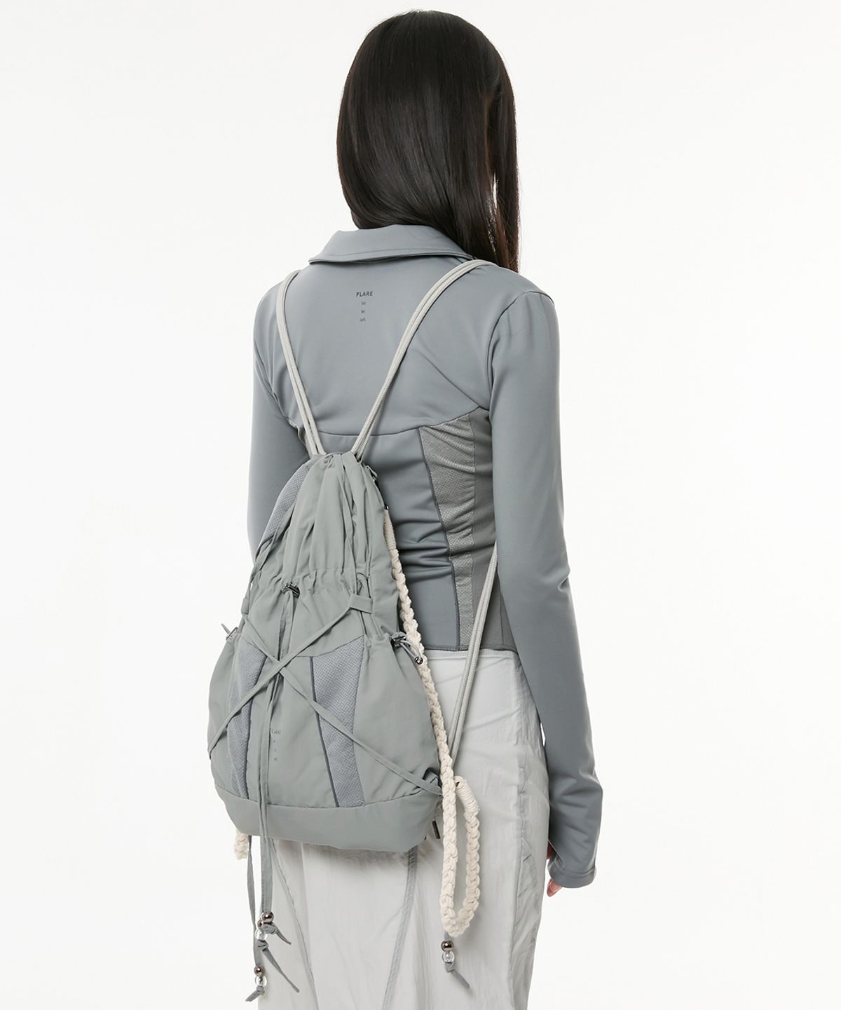 플레어업(FLAREUP) 16.Division Gym Sack (FL-728_Gray)