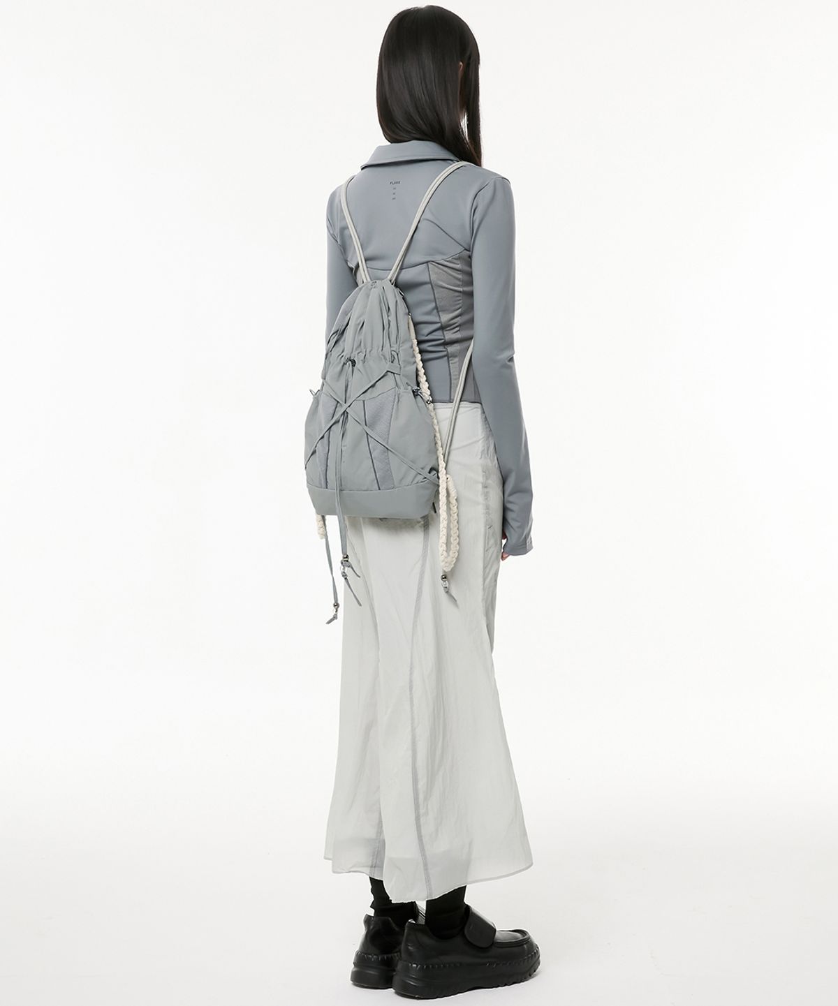 플레어업(FLAREUP) 16.Division Gym Sack (FL-728_Gray)